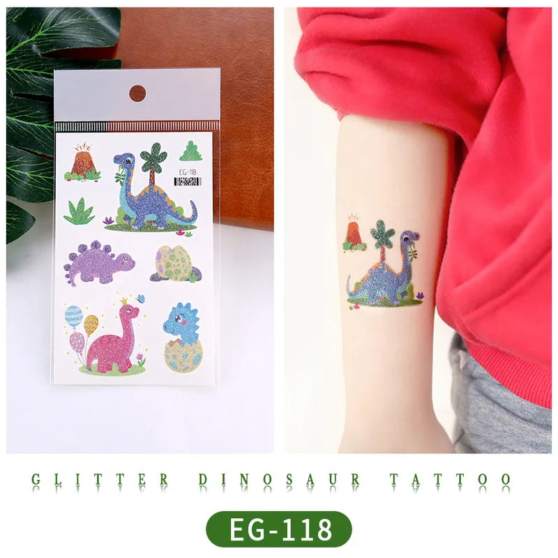 Tatto risaeðlu glimmer 1 spjald