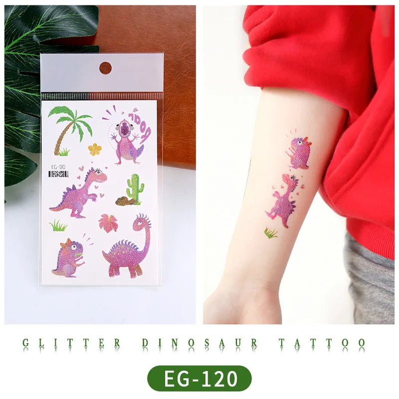 Tatto risaeðlu glimmer 1 spjald