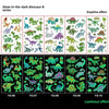 Tatto  risaeðlur glow in the dark 5 arkir