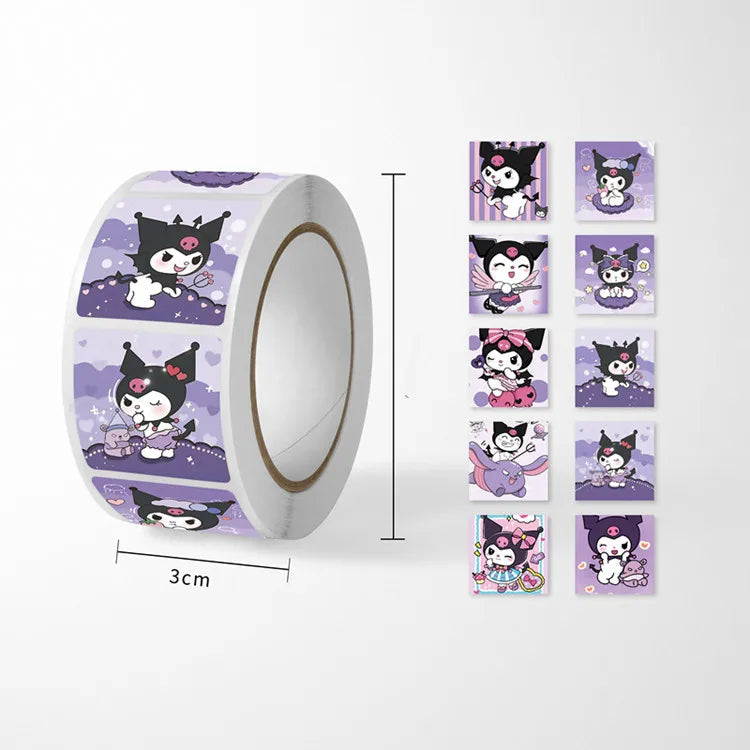 Límmiðar Hallo Kitty og vinir 500 stk.
