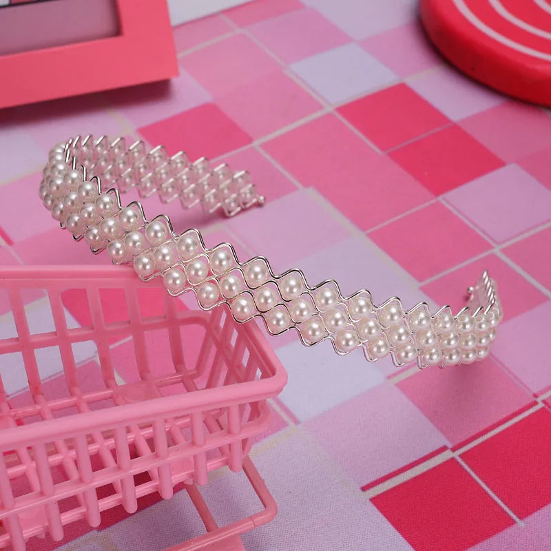 Hárspöng  perlur 4 tegundir