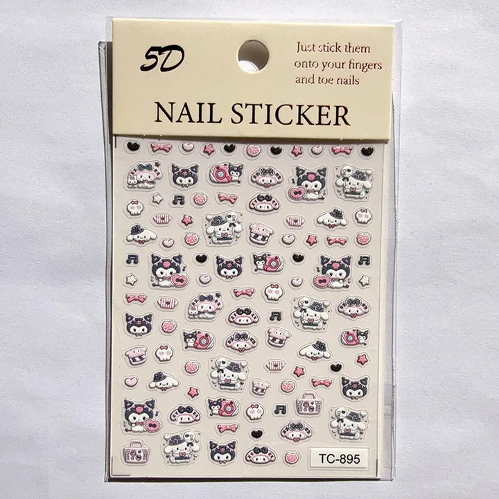 Naglalímmiðar Hallo Kitty og vinir  ofl.