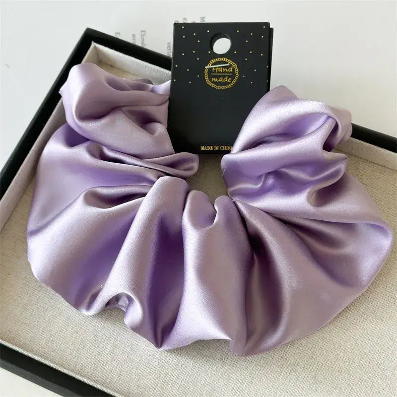 Hárteygjur - Satin - nokkrir litir, elegant og einföld handmade satin hárband í solid color hönnun fyrir konur.