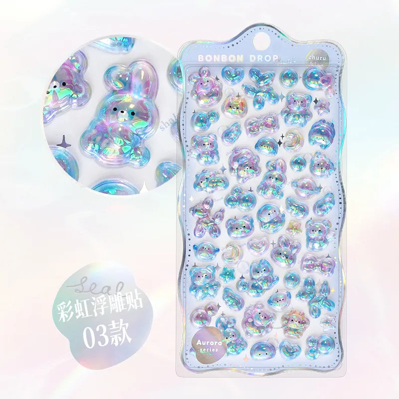 Límmiðar 3D litlir