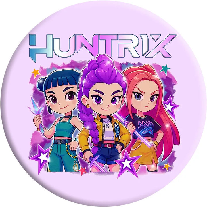 Kpop Demon Hunters Nælur Kringlóttar