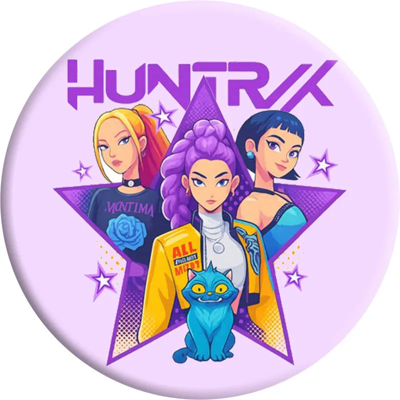 Kpop Demon Hunters Nælur Kringlóttar