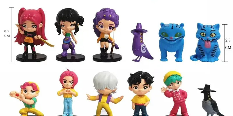 Blind box  í poka - Kpop Demon Hunter + 3 spjöld