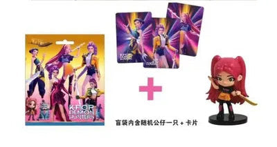 Blind box  í poka - Kpop Demon Hunter + 3 spjöld