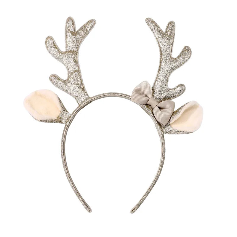 Hárspöng glimmer hreingdýrahorn og slaufa