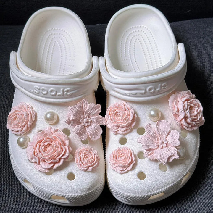 Crocs skraut Blóm og perlur sett
