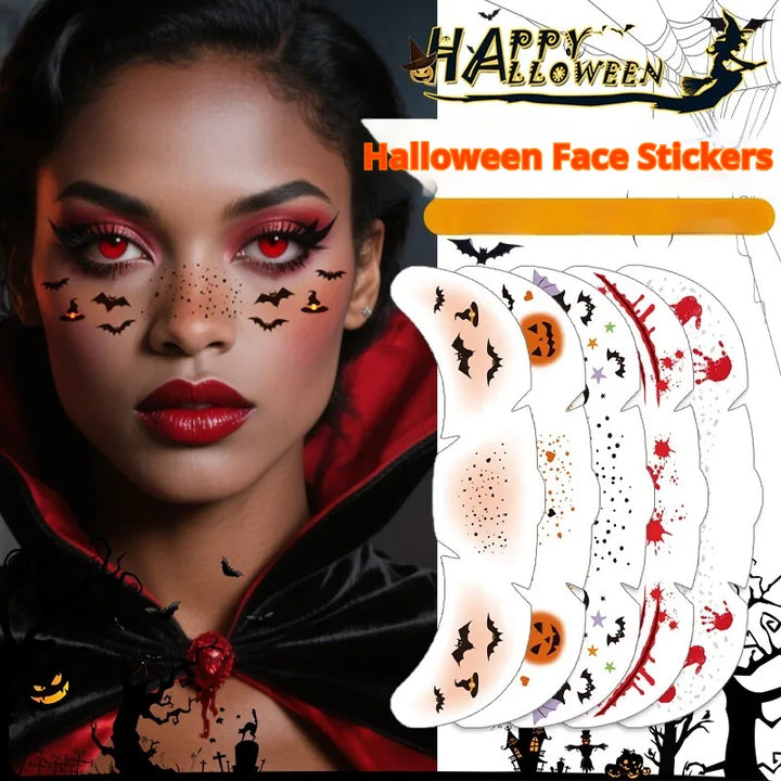 Tatto andlits Halloween