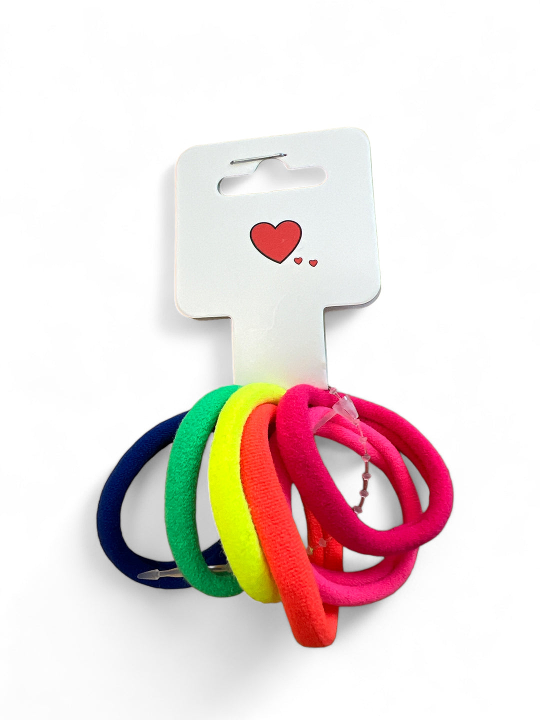 Hárteygjur neon 10 cm 6 stk