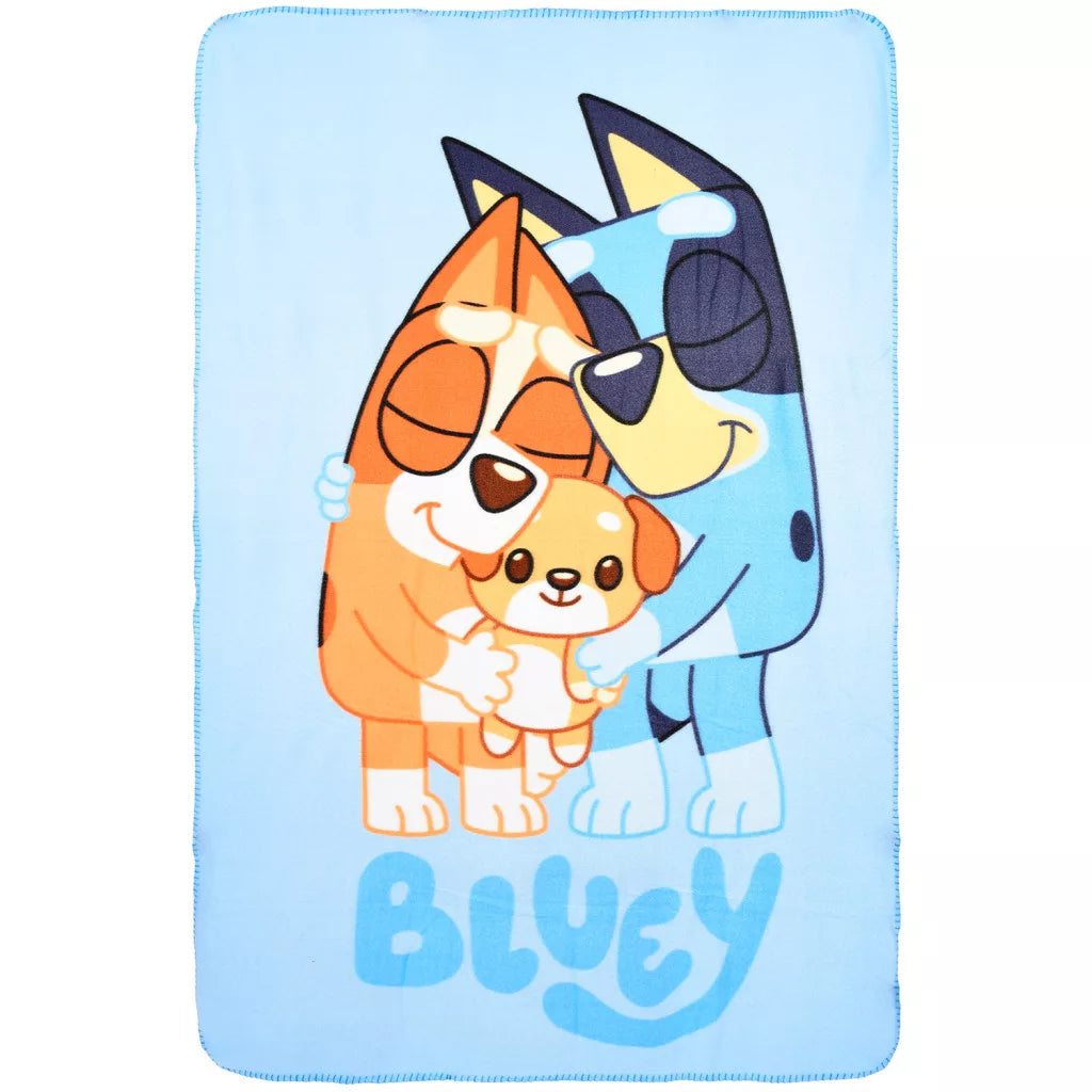 Flísteppi  Bluey og Bingo