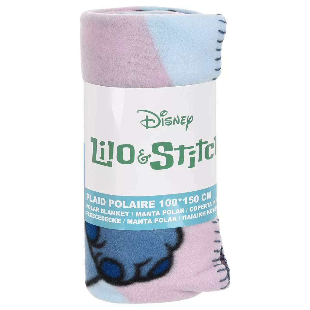 Flísteppi Stitch með dúkku time to hug