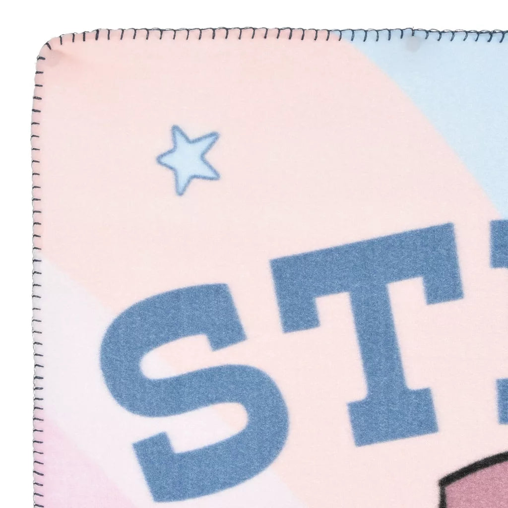 Flísteppi Stitch með dúkku time to hug