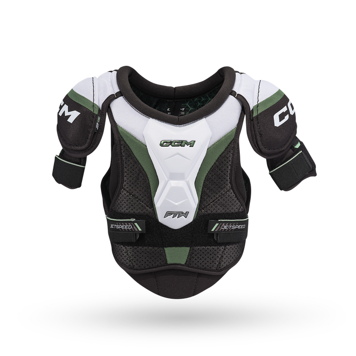 CCM Jetspeed FTW axlarhlífar — Junior — axlarhlífar hokkí