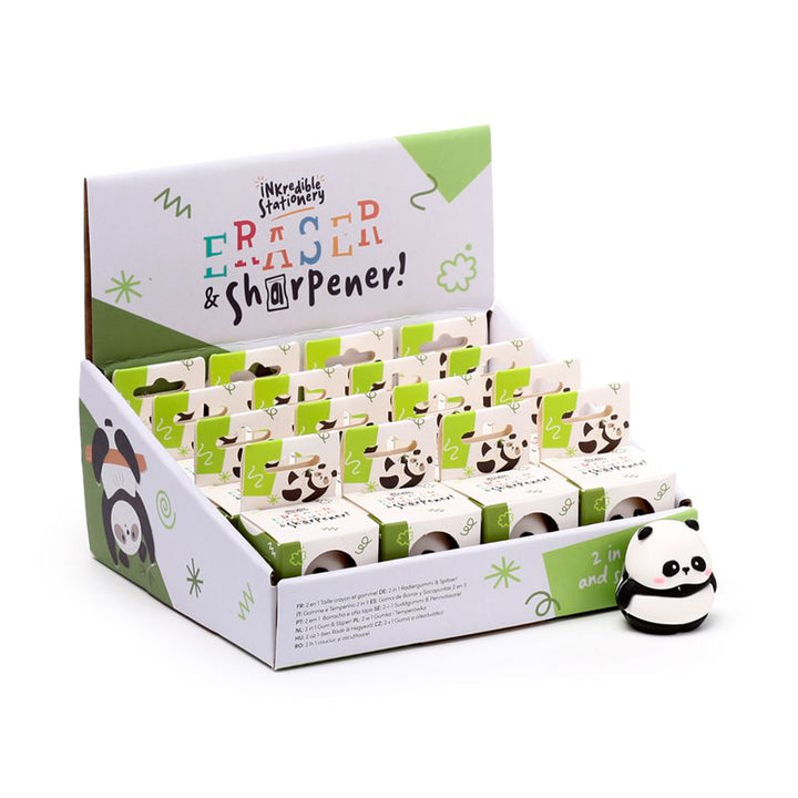 Yddari  og strokleður - Panda