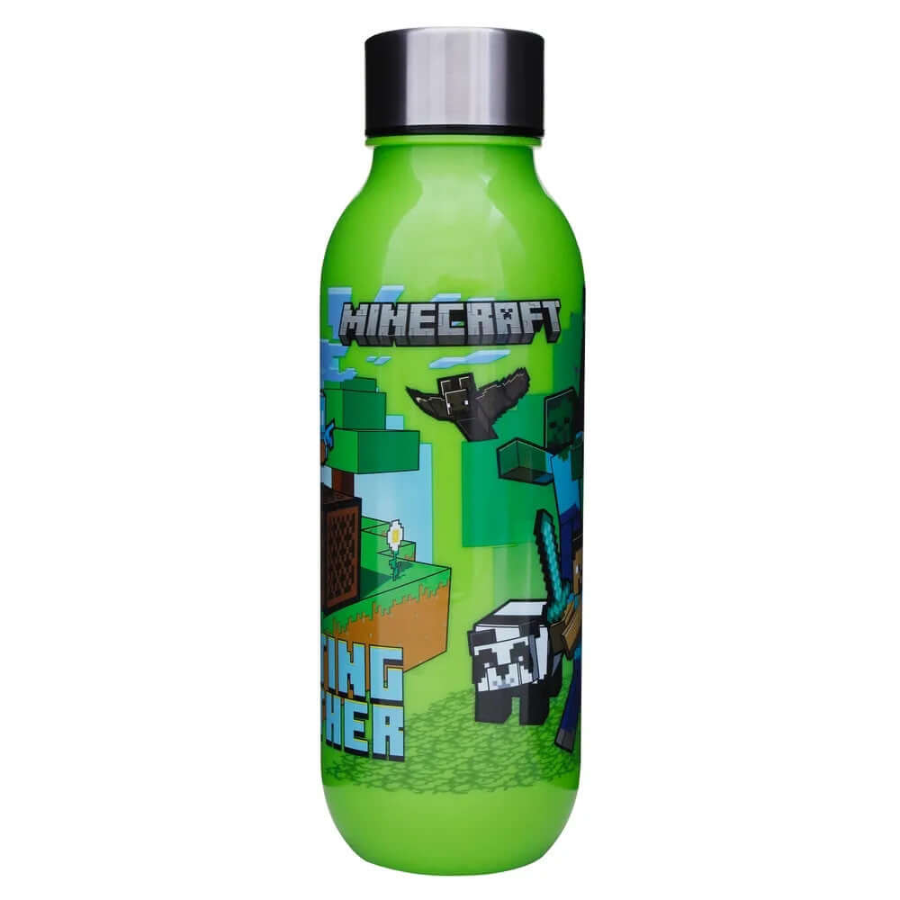 Minecraft Crafting Vatnsbrúsi með skrúfloki 640 ml