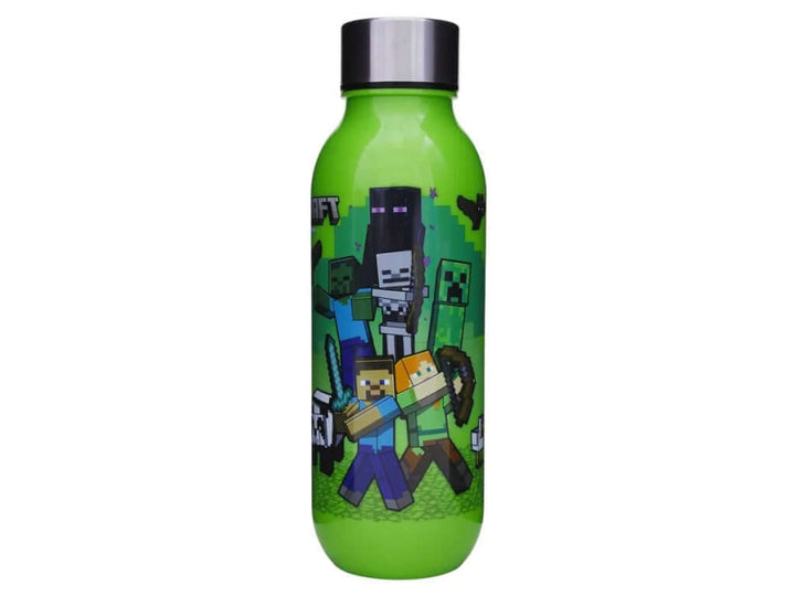 Minecraft Crafting Vatnsbrúsi með skrúfloki 640 ml
