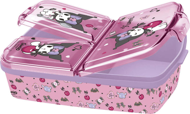 Hello Kitty Kuromi fjölhólfa nestisbox