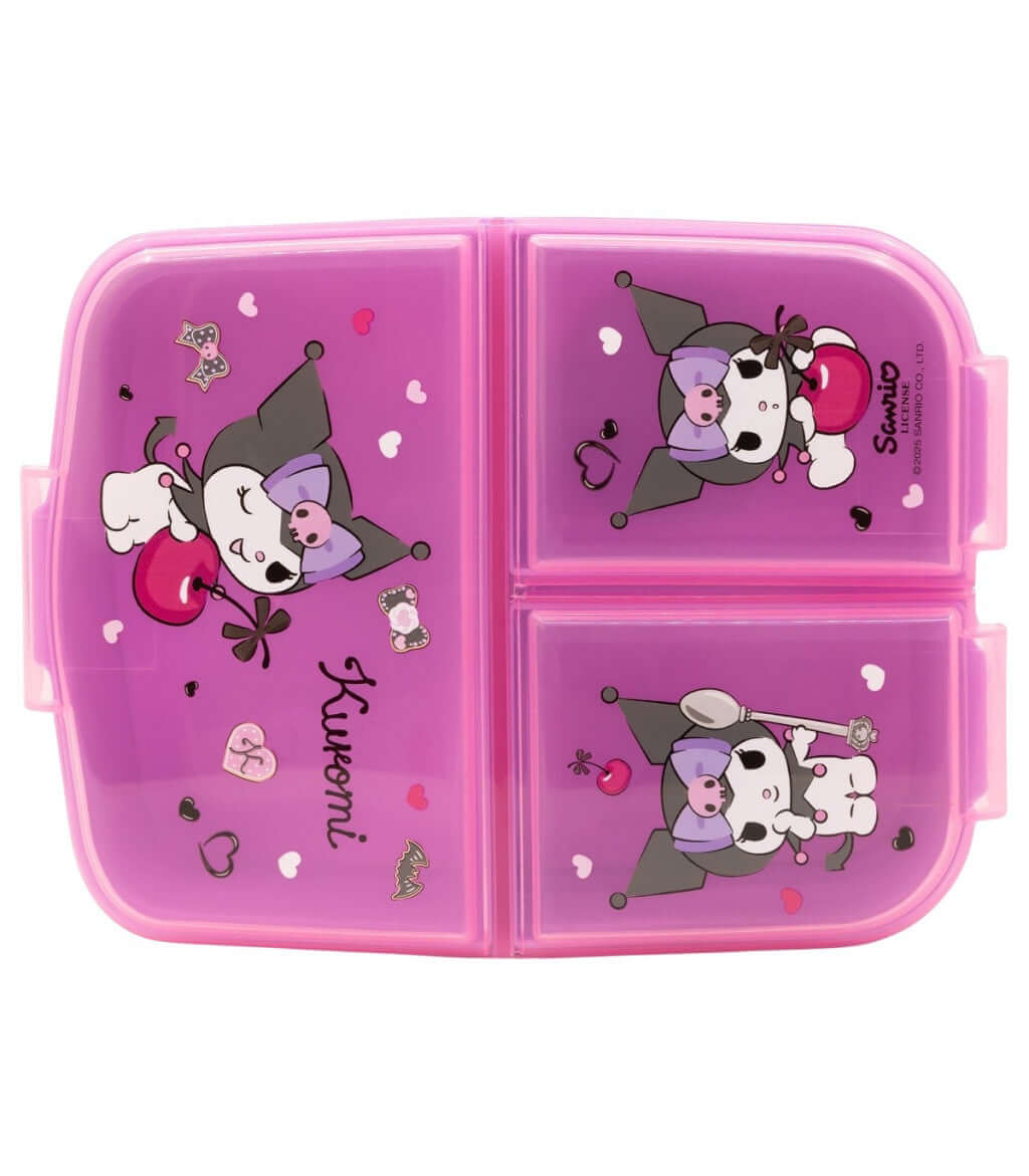 Hello Kitty Kuromi fjölhólfa nestisbox