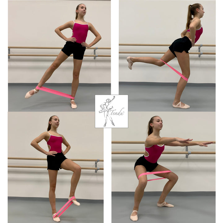 Tendu mini loop bönd – sett af 3 – mynd 2