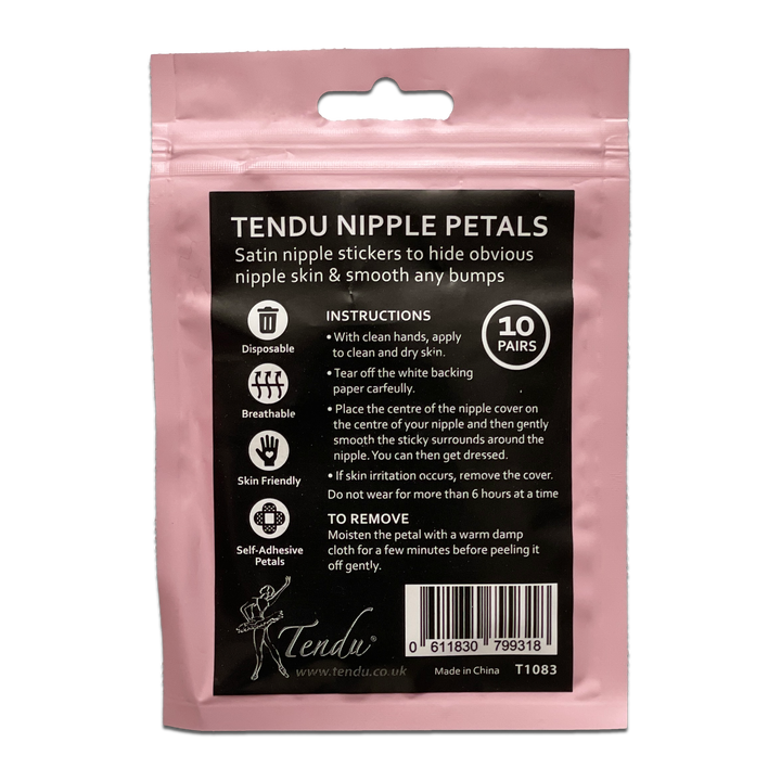 Tendu nipple petals – húðlitaðir blómalímmiðar – mynd 4