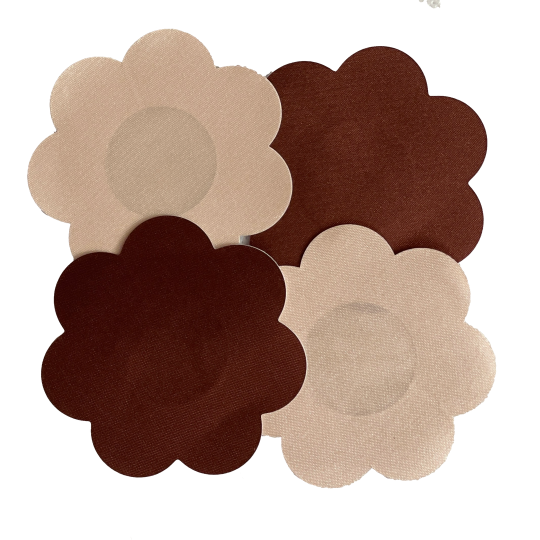 Tendu nipple petals – húðlitaðir blómalímmiðar