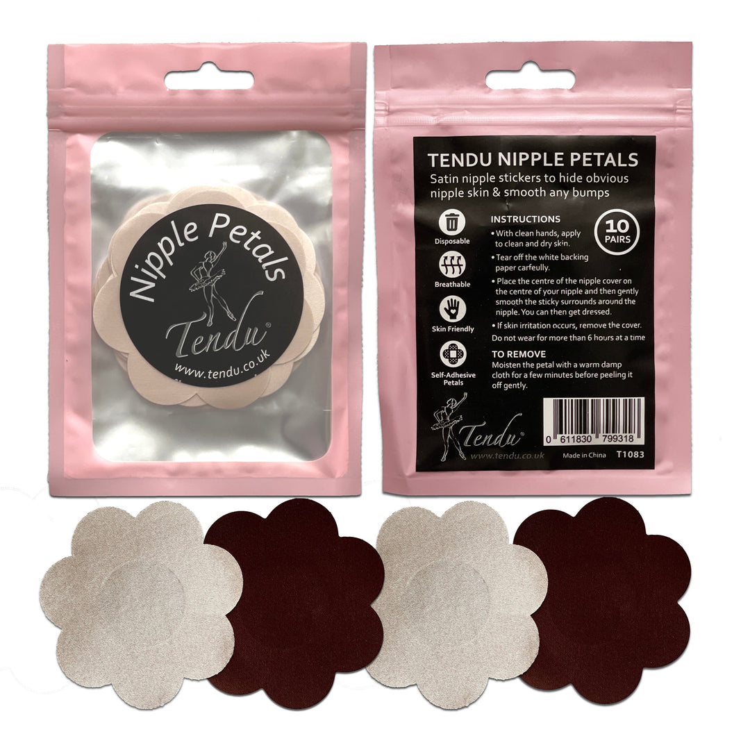 Tendu nipple petals – húðlitaðir blómalímmiðar – mynd 2