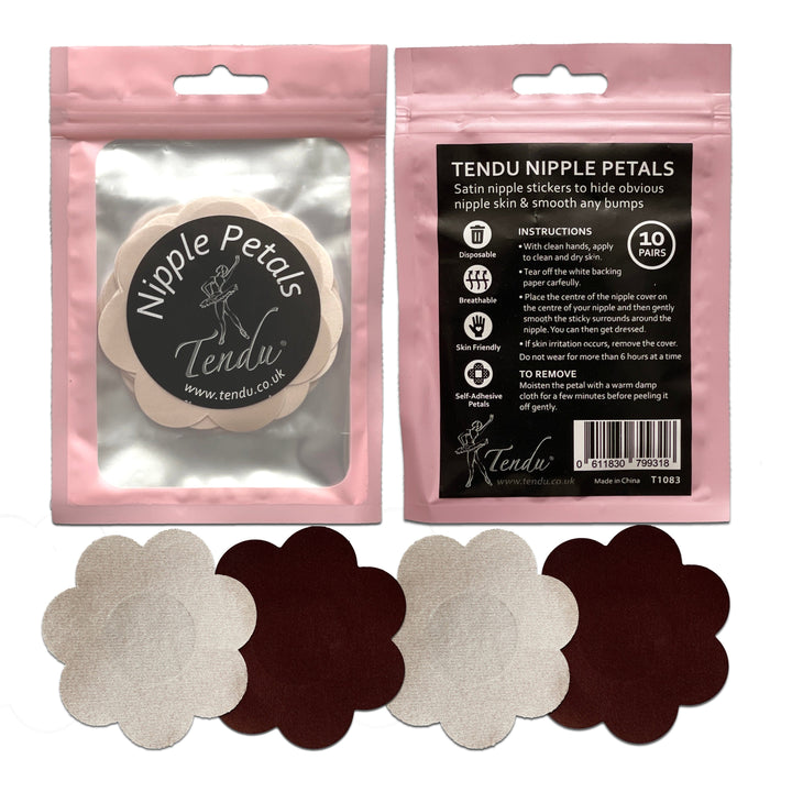 Tendu nipple petals – húðlitaðir blómalímmiðar – mynd 2