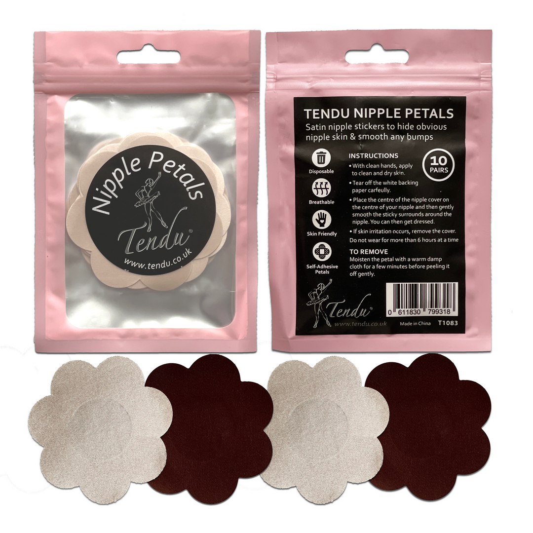 Tendu nipple petals – húðlitaðir blómalímmiðar – mynd 3