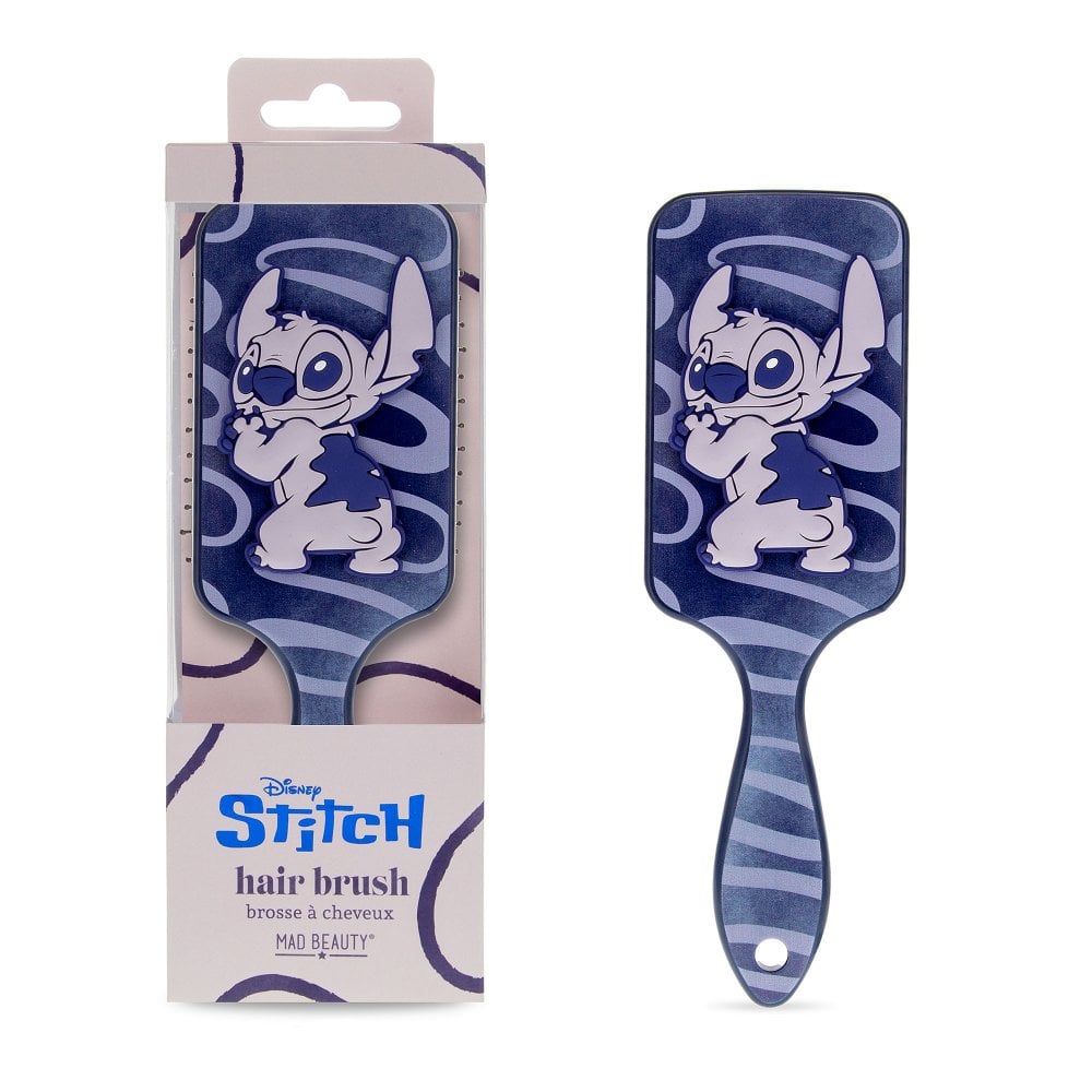 Disney Stitch Denim Paddle Hárbursti
