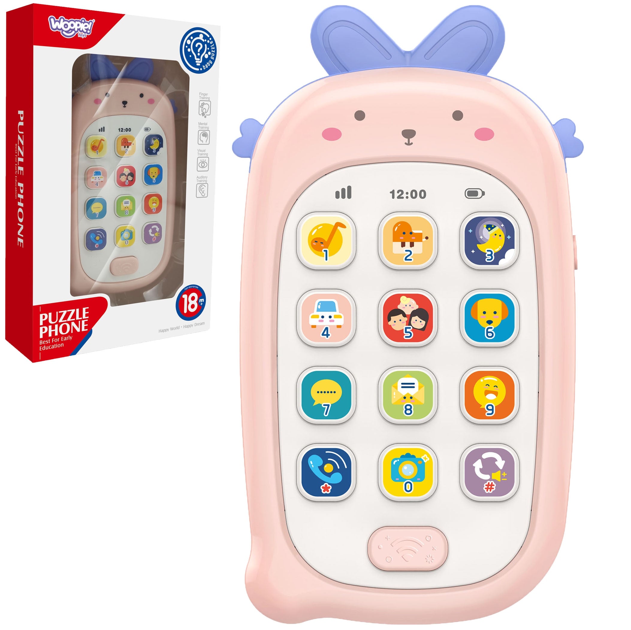 WOOPIE BABY Leikjasími — með hljóðum