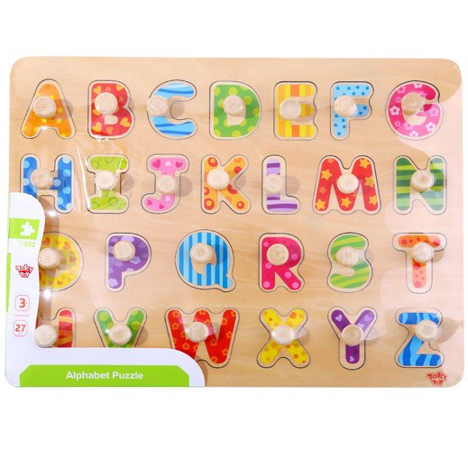 TOOKY TOY Trépúsl — Stafrófið með handföngum