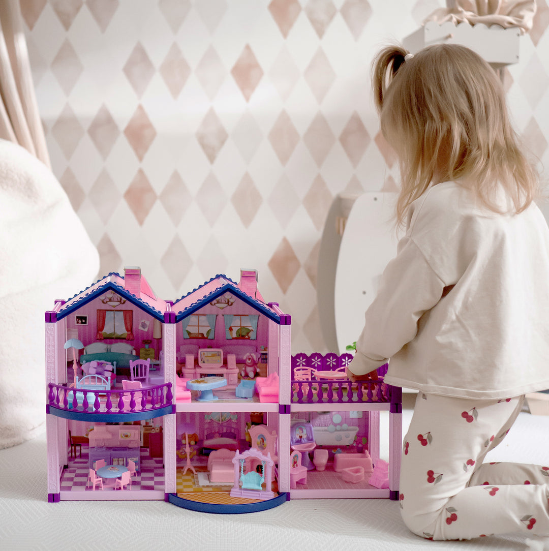 WOOPIE Dúkkuhús — Pony Fantasy Villa, 120 stk