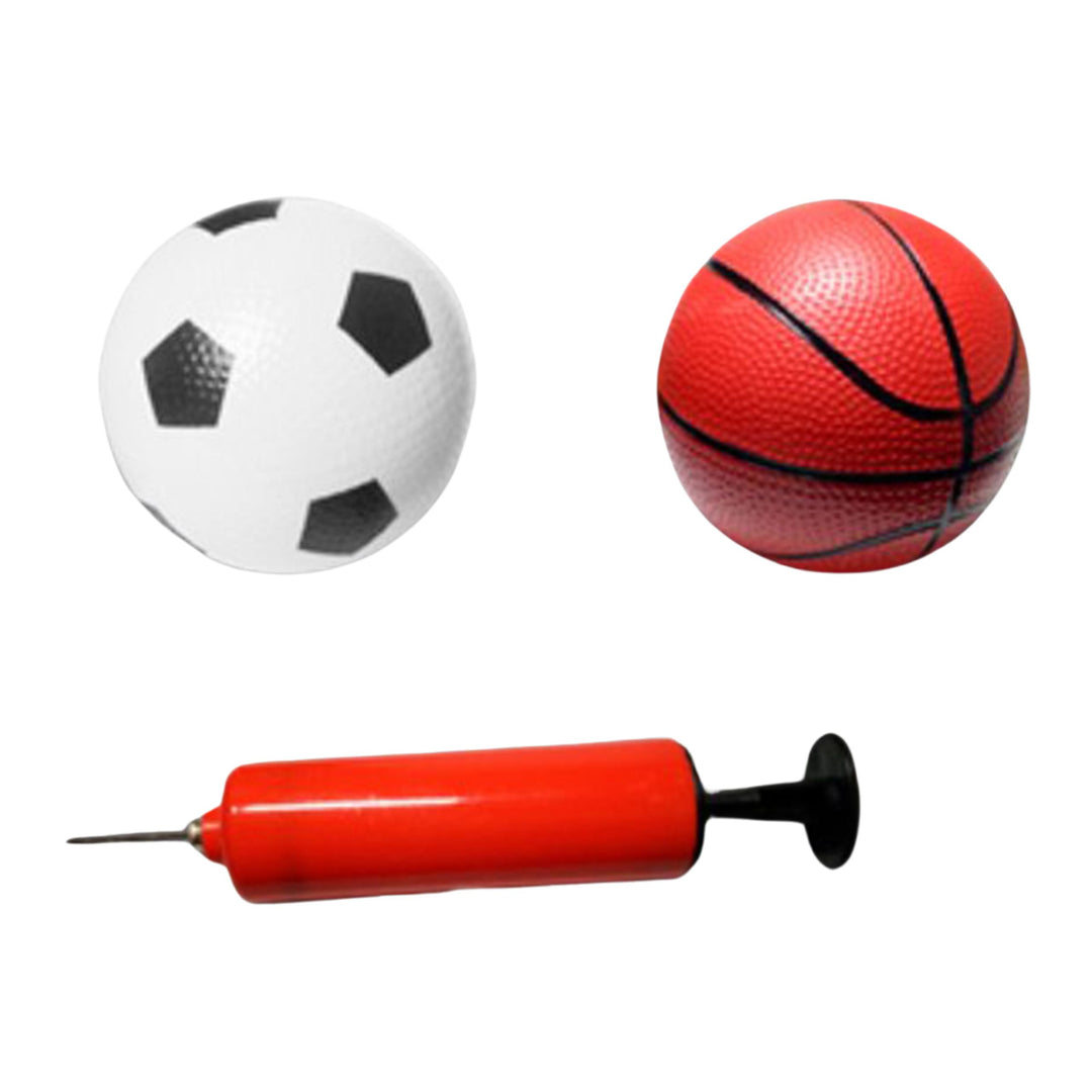 WOOPIE 2-í-1 Körfubolti og Fótbolti — Mörk og Karfa með Boltum