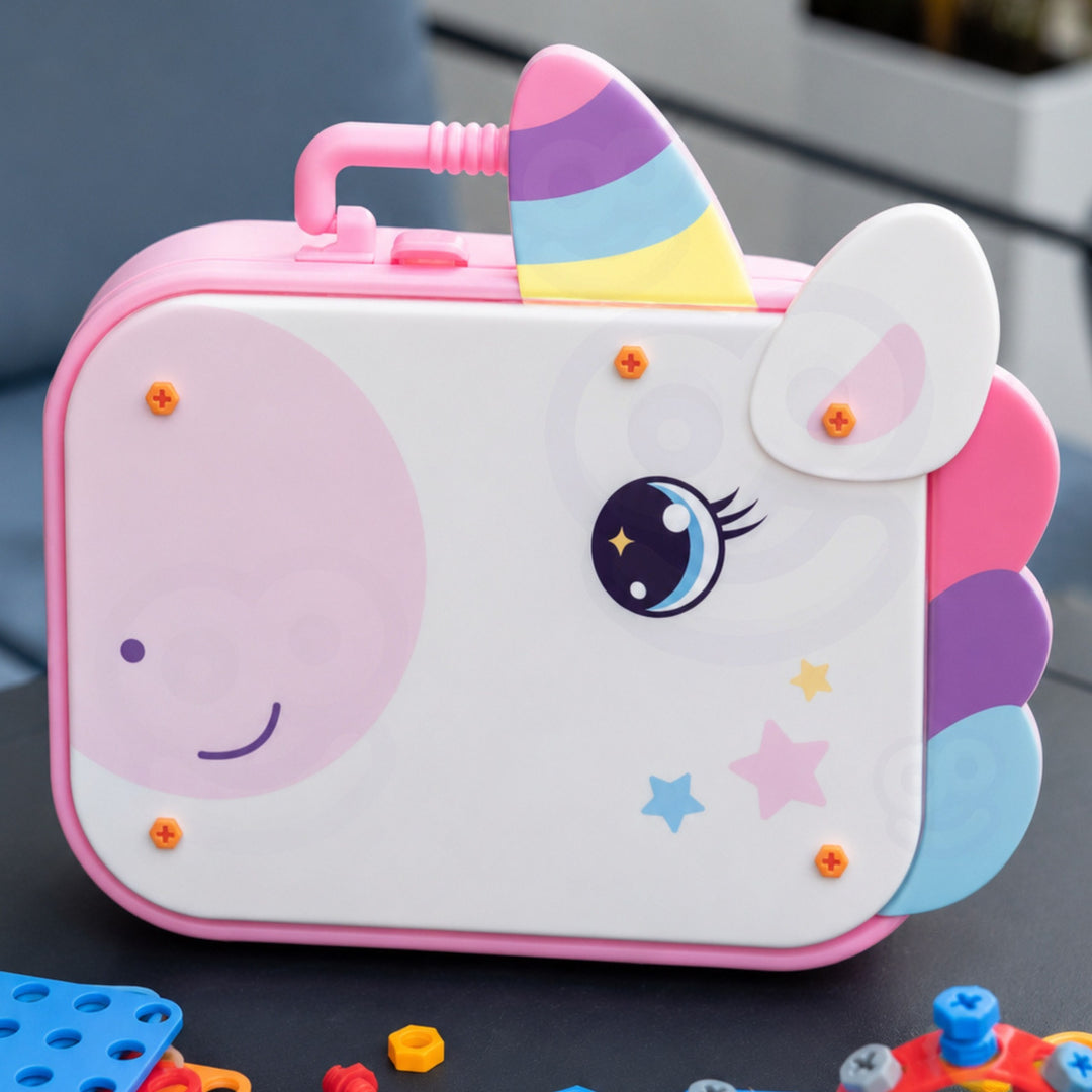WOOPIE 3D skrúfsteinar — Einhyrningur, 228 stk