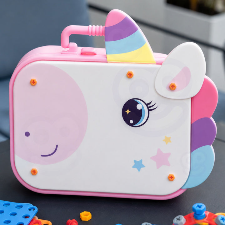WOOPIE 3D skrúfsteinar — Einhyrningur, 228 stk