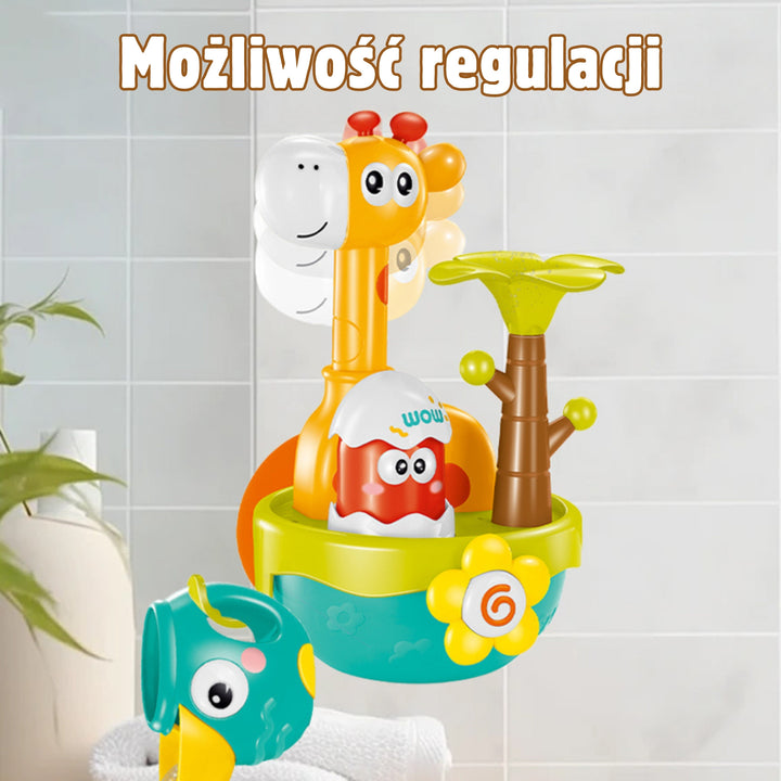 WOOPIE BABY Gíraffi Baðleikfang — með Sogskál og Trekt