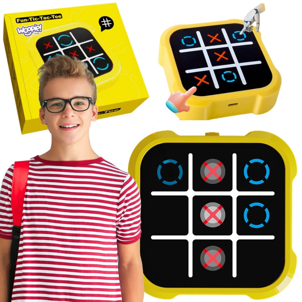 WOOPIE Rafrænn Tic-Tac-Toe — 4-í-1 Rökleikur með Ljósum