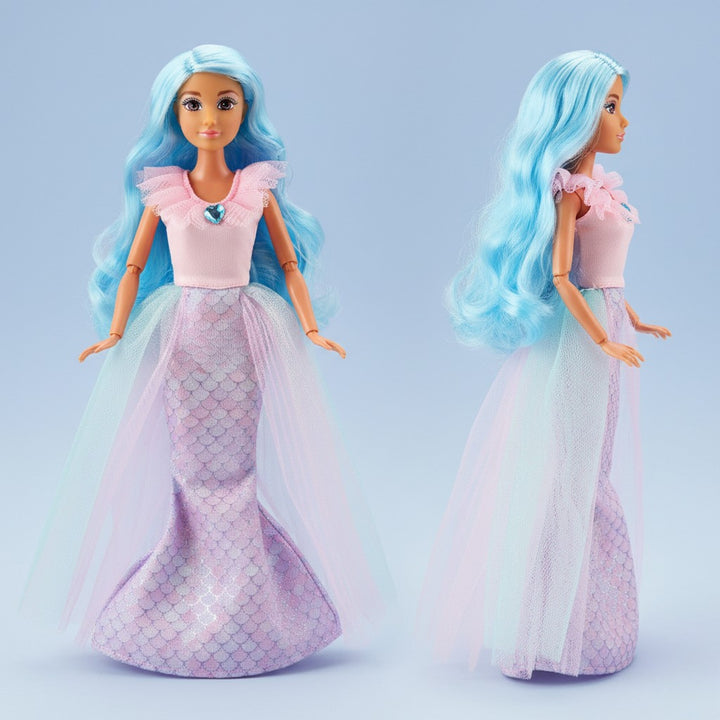 WOOPIE ROYAL Lili Doll - Mermaid with Accessories Sea Adventure