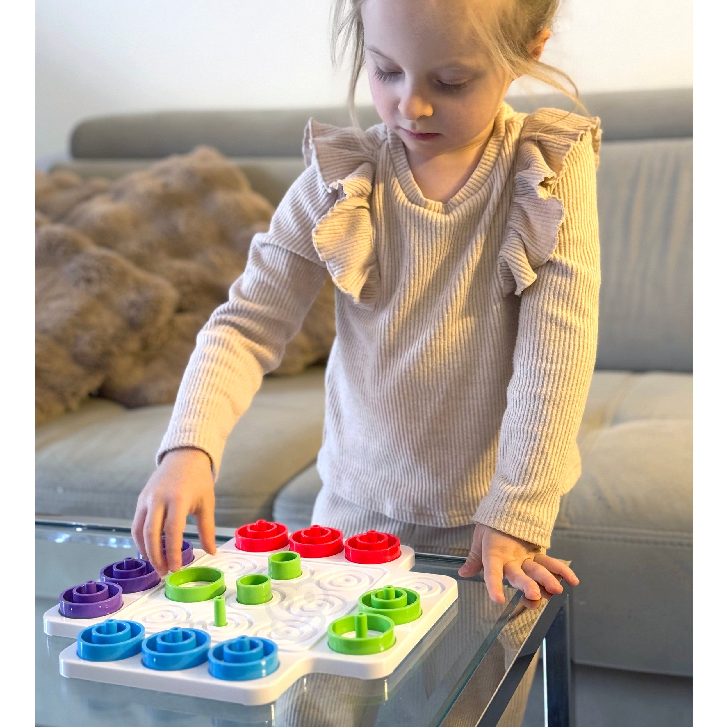 WOOPIE IQ rökfræðileikur — Tic-Tac-Toe 36 stk.