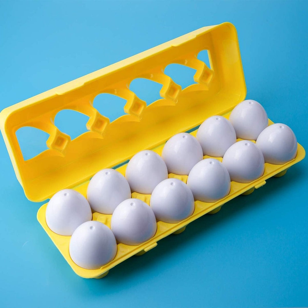 WOOPIE Montessori Eggjapúsl — 12 Egg, 12 Form