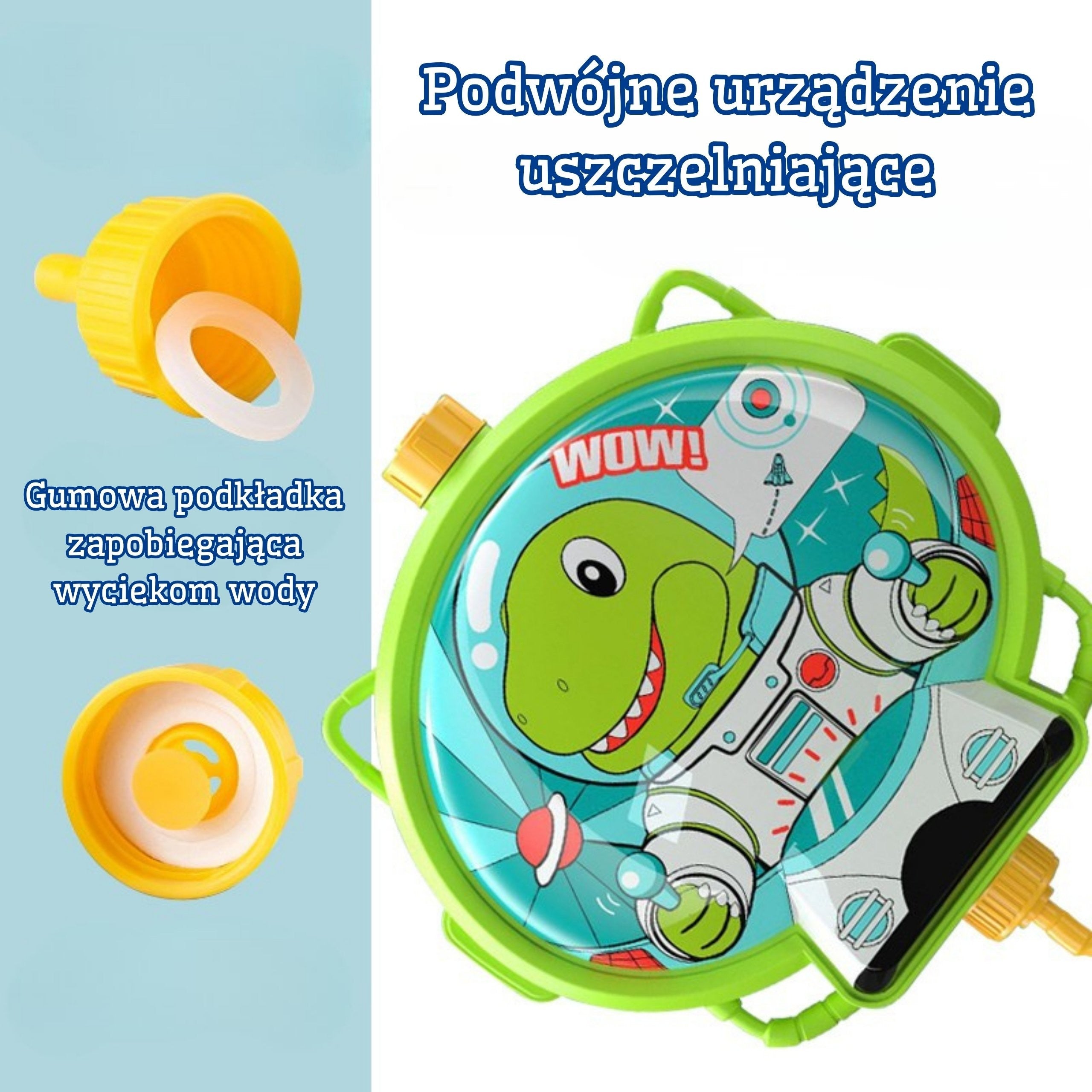 WOOPIE Vatnsbyssa með Risaeðlu Bakpoka