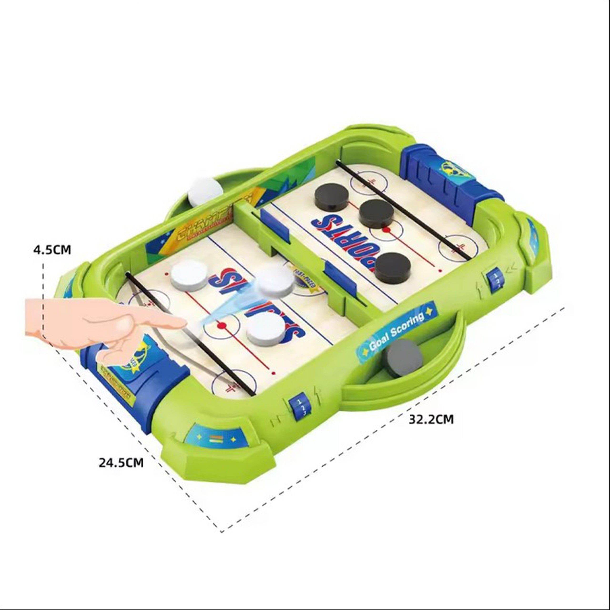 WOOPIE 2-í-1 Mini Hokkí/Kappakstur