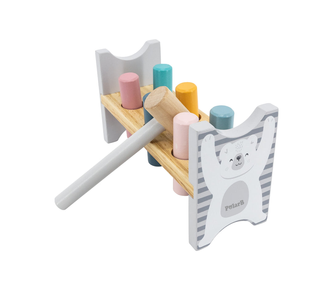 VIGA PolarB Trébekkur með hamri — Montessori