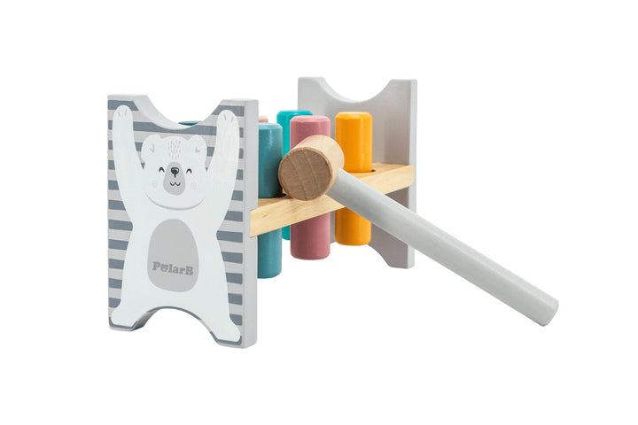 VIGA PolarB Trébekkur með hamri — Montessori