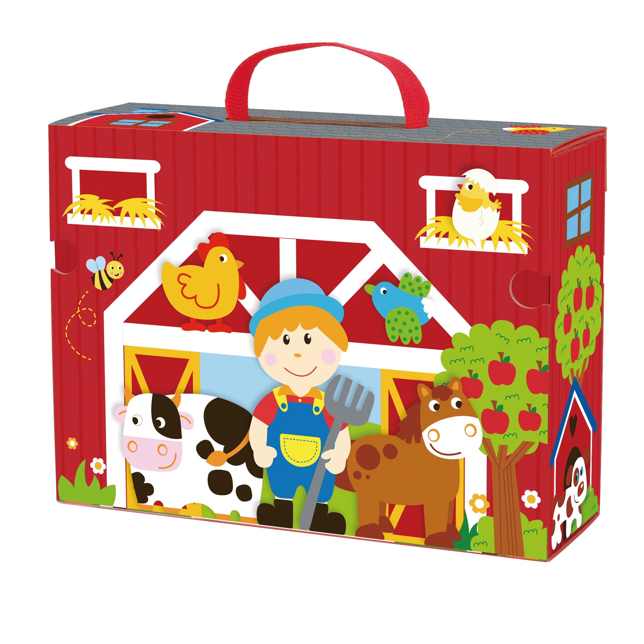 TOOKY TOY Trébær — Ferðataska dýr