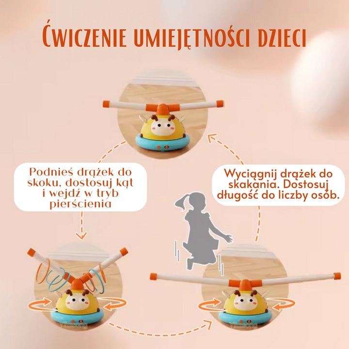 WOOPIE Sjálfvirkt Sippuband — 2-í-1 Skotborðsleikur