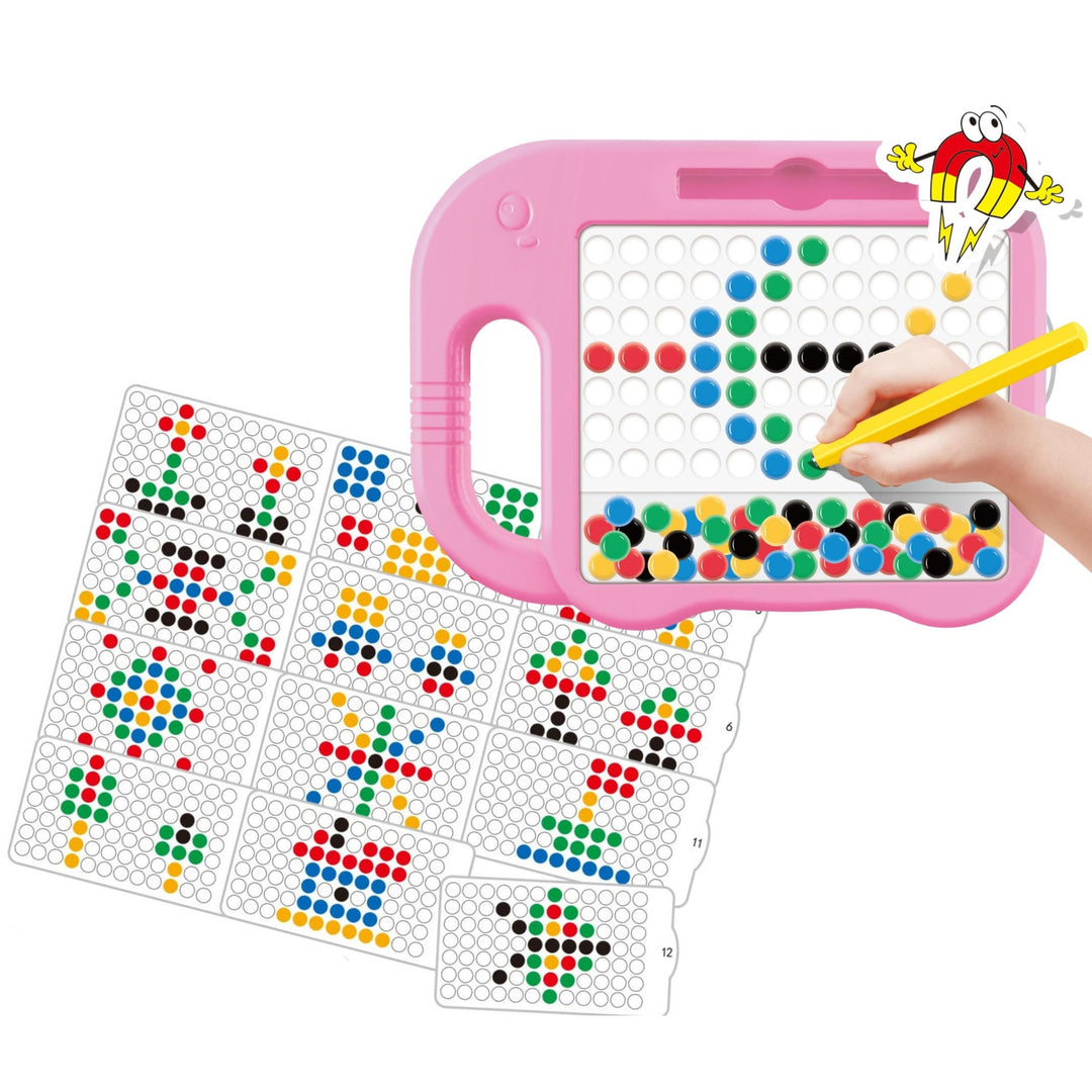 WOOPIE Montessori MagPad — Segulborð með fíl, 84 stk
